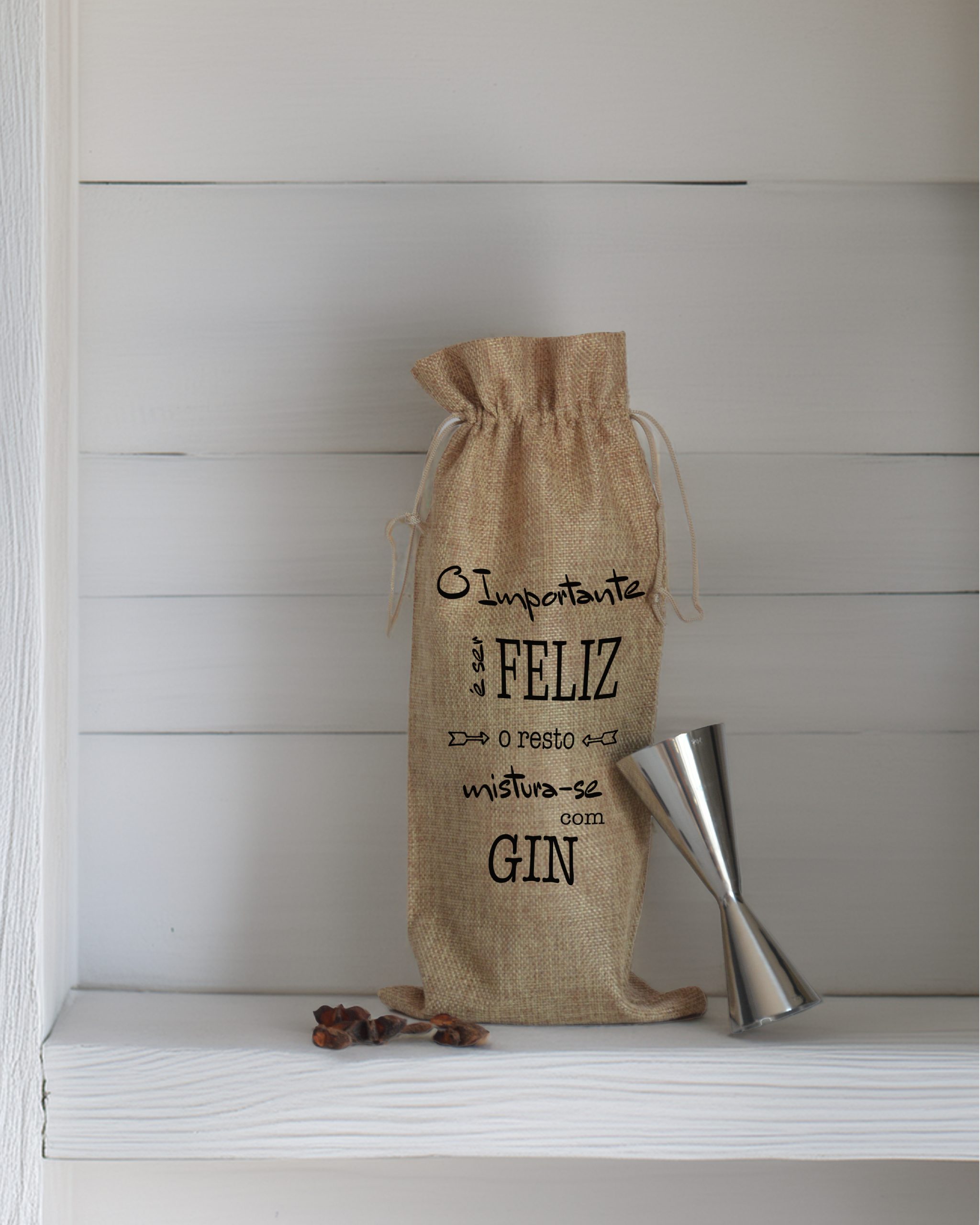 Saco para garrafa Gin